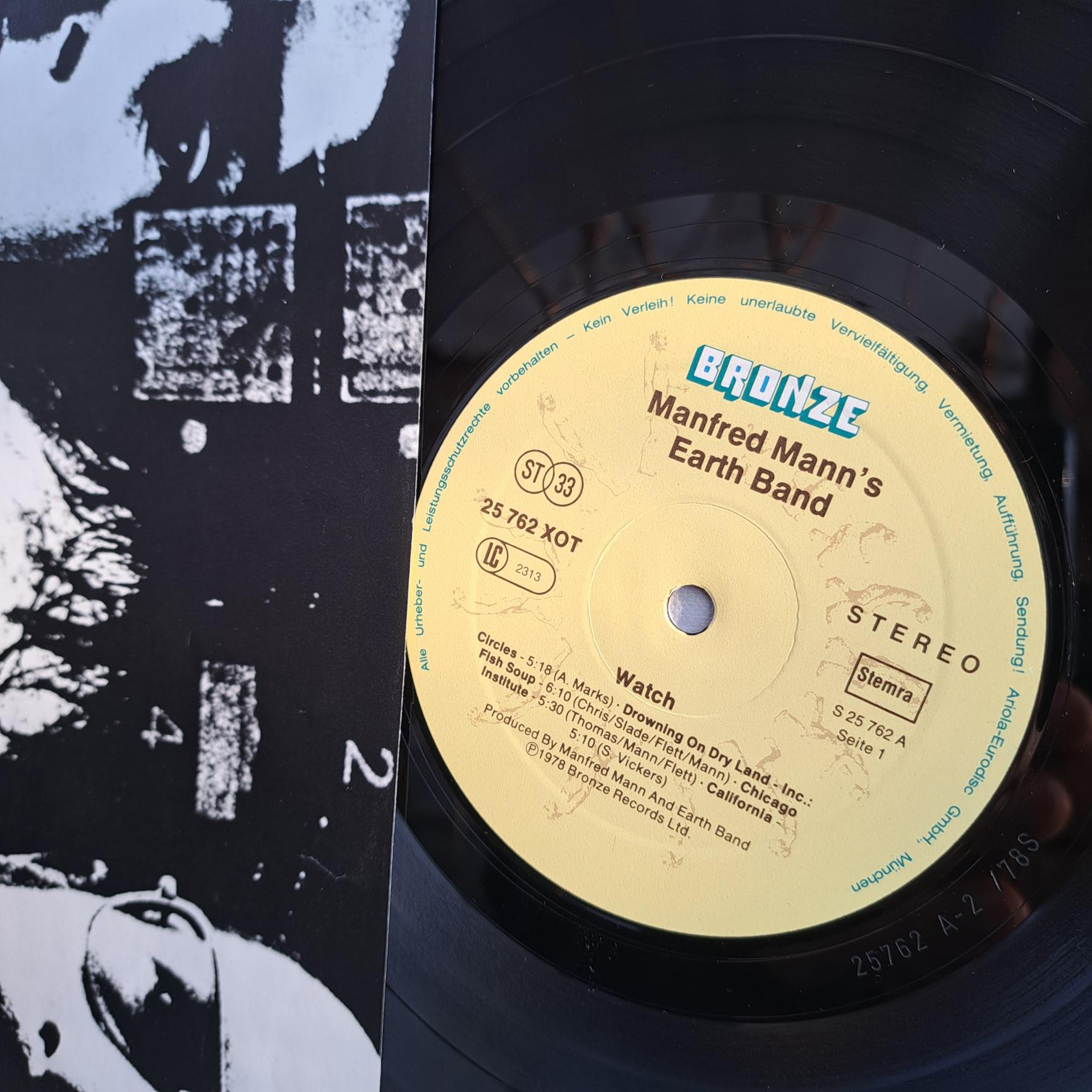 Manfred Mann’s Earth Band – Watch Disc VINIL LP VG+ (R) - imagine 3