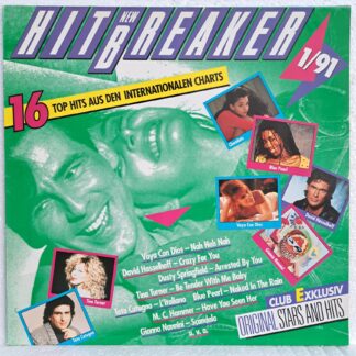 New Hitbreaker 1/91 - 16 Top Hits Aus Den Internationalen Charts   Disc VINIL LP VG+  David Hasselhoff, Vaya Con Dios, Toto Cutugno, The Righteous Brothers, Engelbert Humperdinck ... (copie)