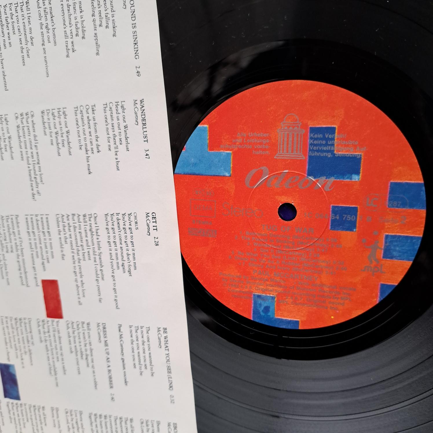 Paul McCartney – Tug Of War Disc VINIL LP VG+ - imagine 2