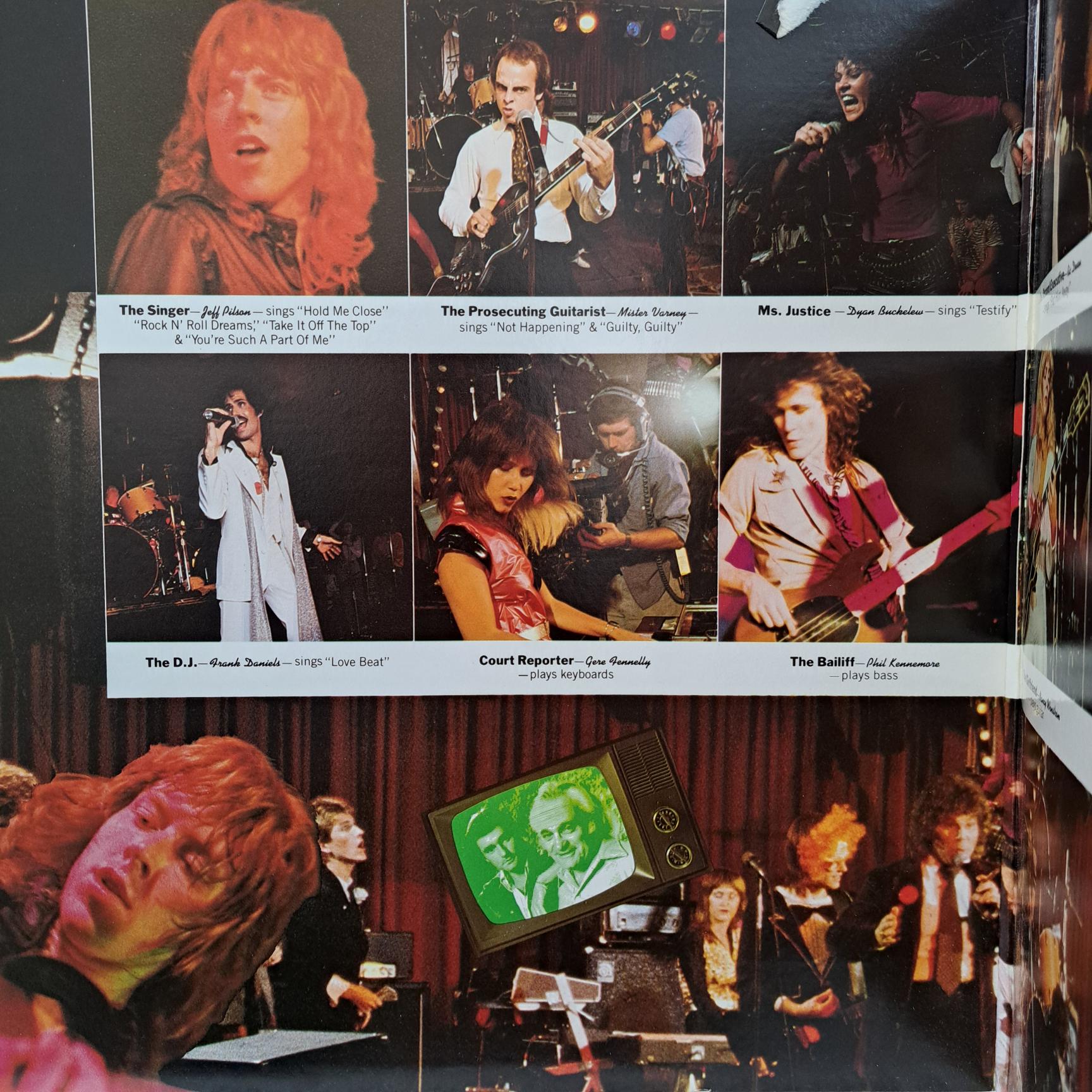 Rock Justice Disc VINIL LP VG+ Jeff Pilson, Alex Bendahan, Ric Devon, Rocky Sullivan, Mike Varney ... USA - imagine 3