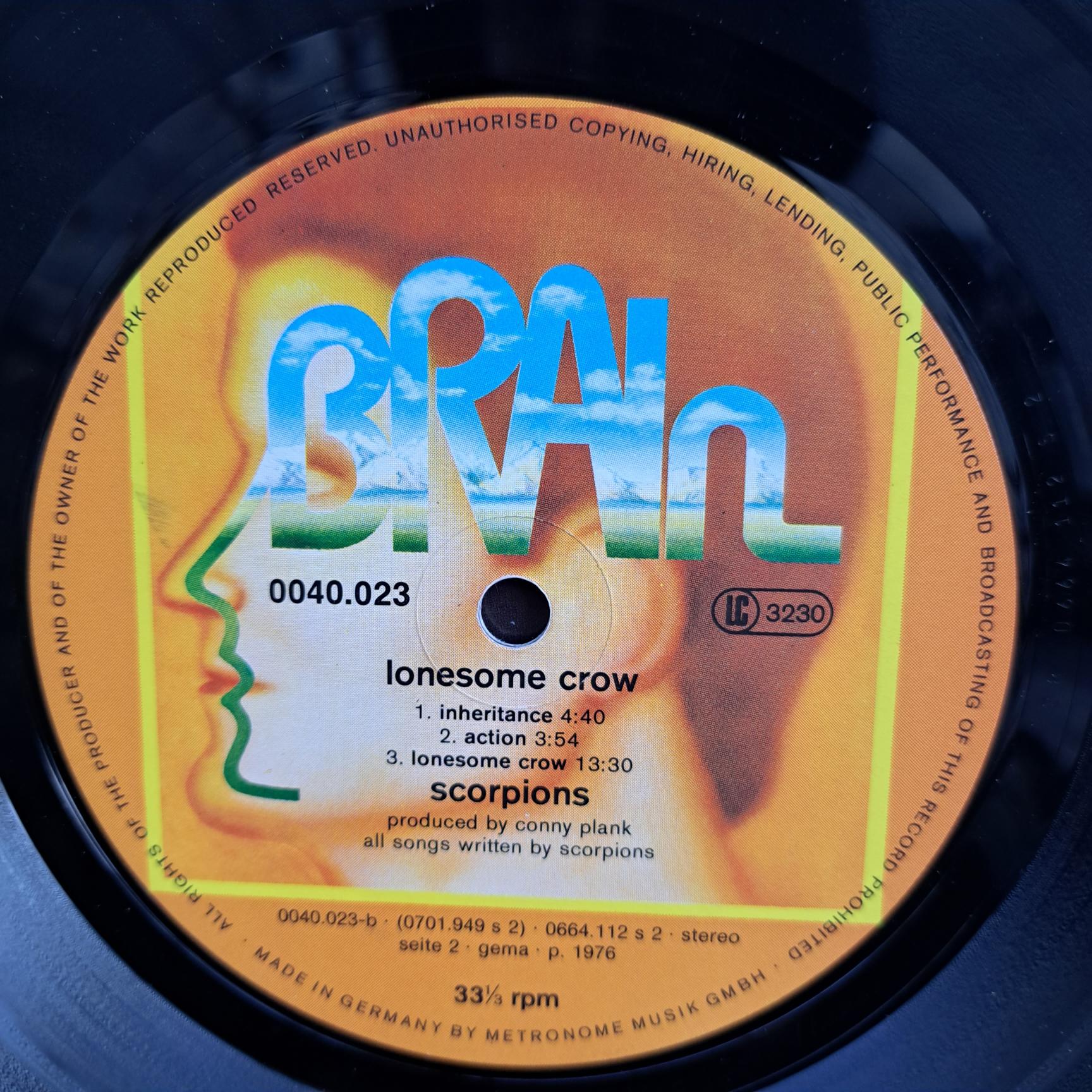 Scorpions – Lonesome Crow Disc VINIL LP VG+ - imagine 3