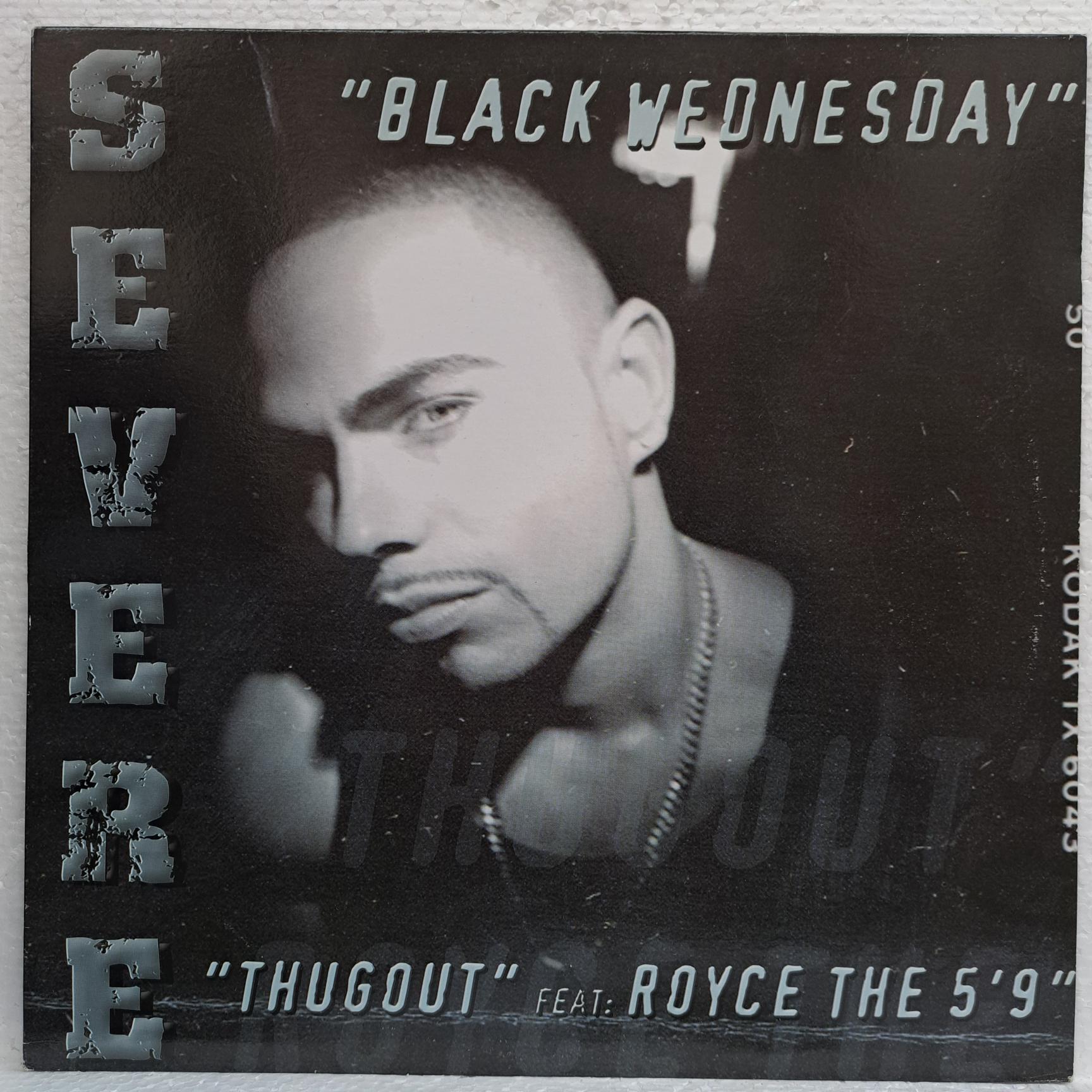 Severe Feat: Royce The 5'9"* – Black Wednesday / Thugout Disc VINIL Maxi VG VG+