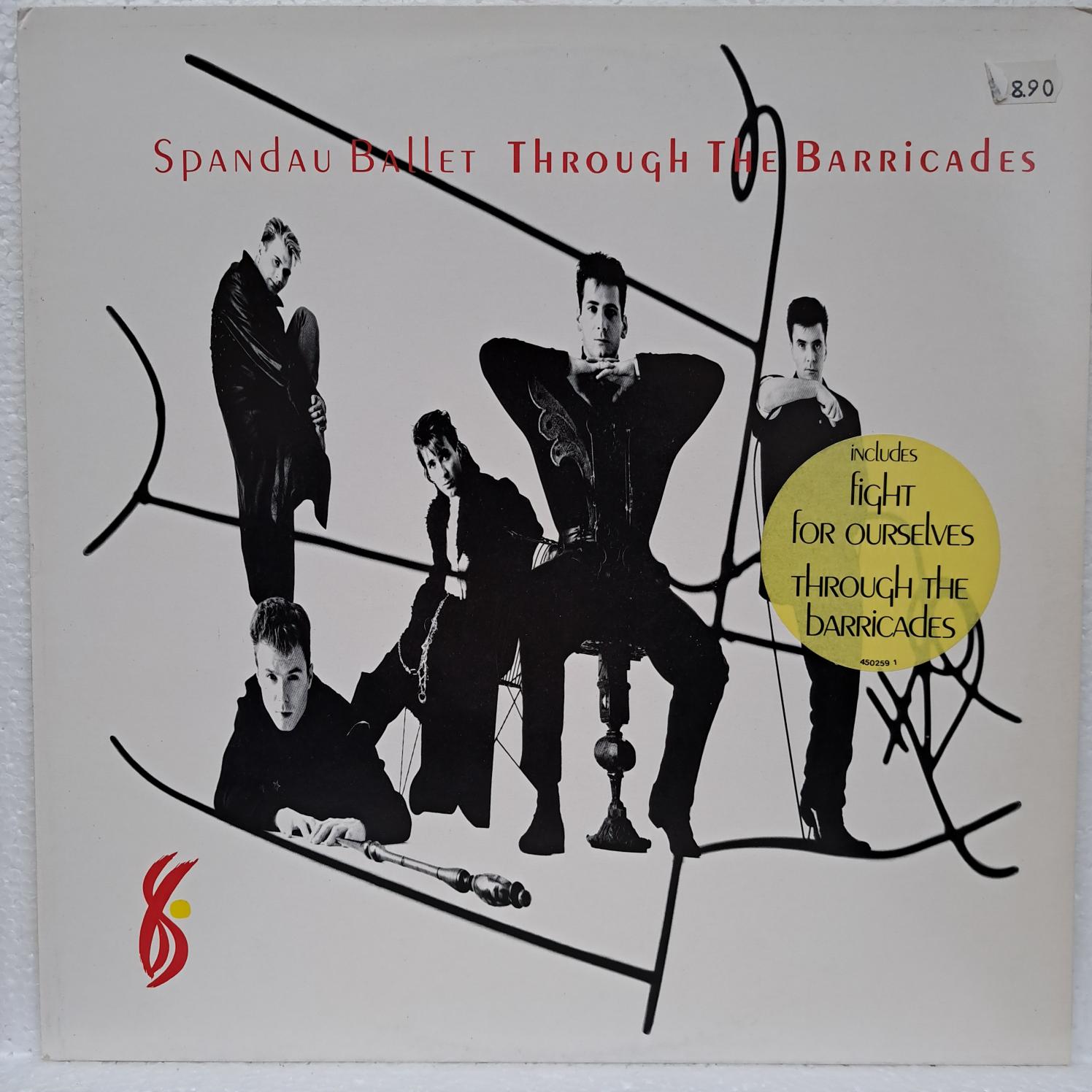 Spandau Ballet – Through The Barricades Disc VINIL LP VG+
