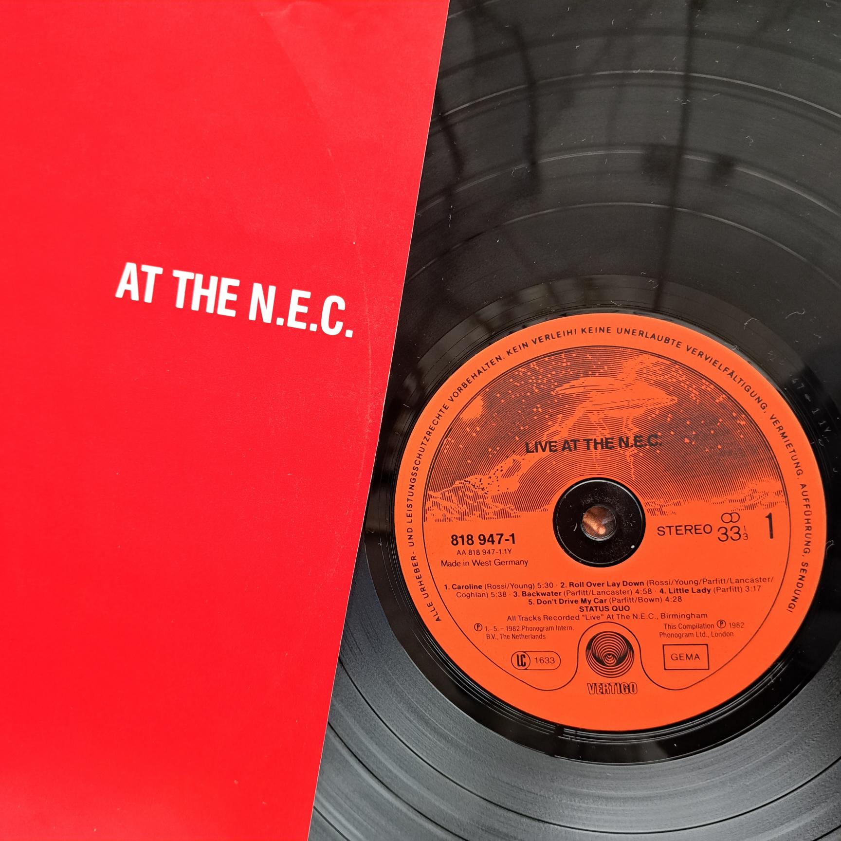 Status Quo – Live At The N.E.C. Disc VINIL LP VG VG+ - imagine 3