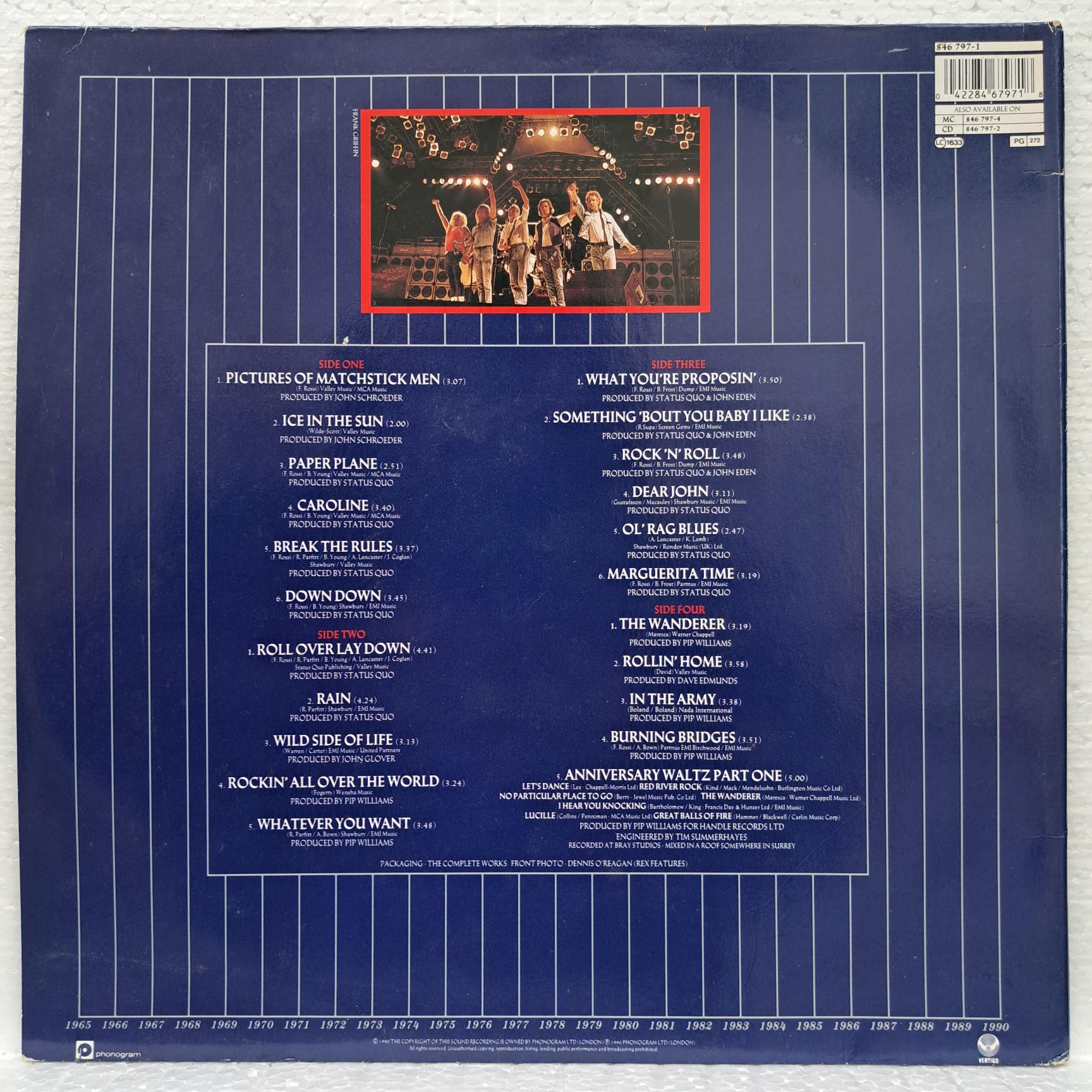 Status Quo – Rocking All Over The Years Disc VINIL 2LP VG+ - imagine 6