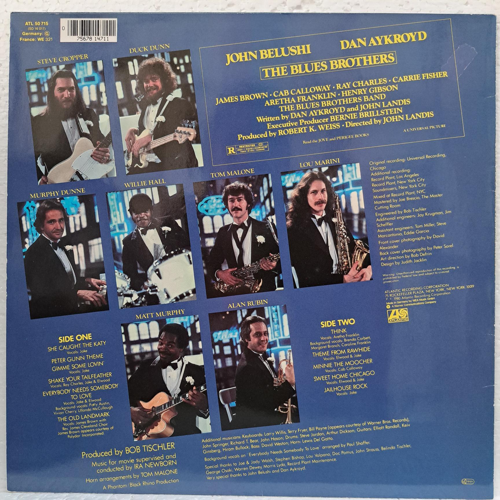 The Blues Brothers – The Blues Brothers (Original Soundtrack Recording) Disc VINIL LP VG VG+ - imagine 3
