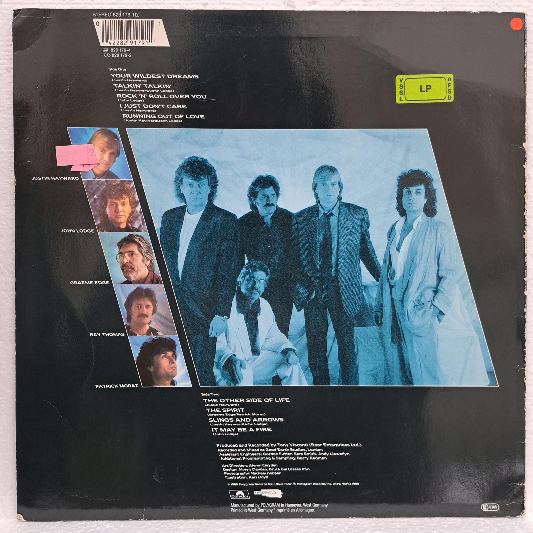 The Moody Blues – The Other Side Of Life Disc VINIL LP VG VG+ - imagine 3