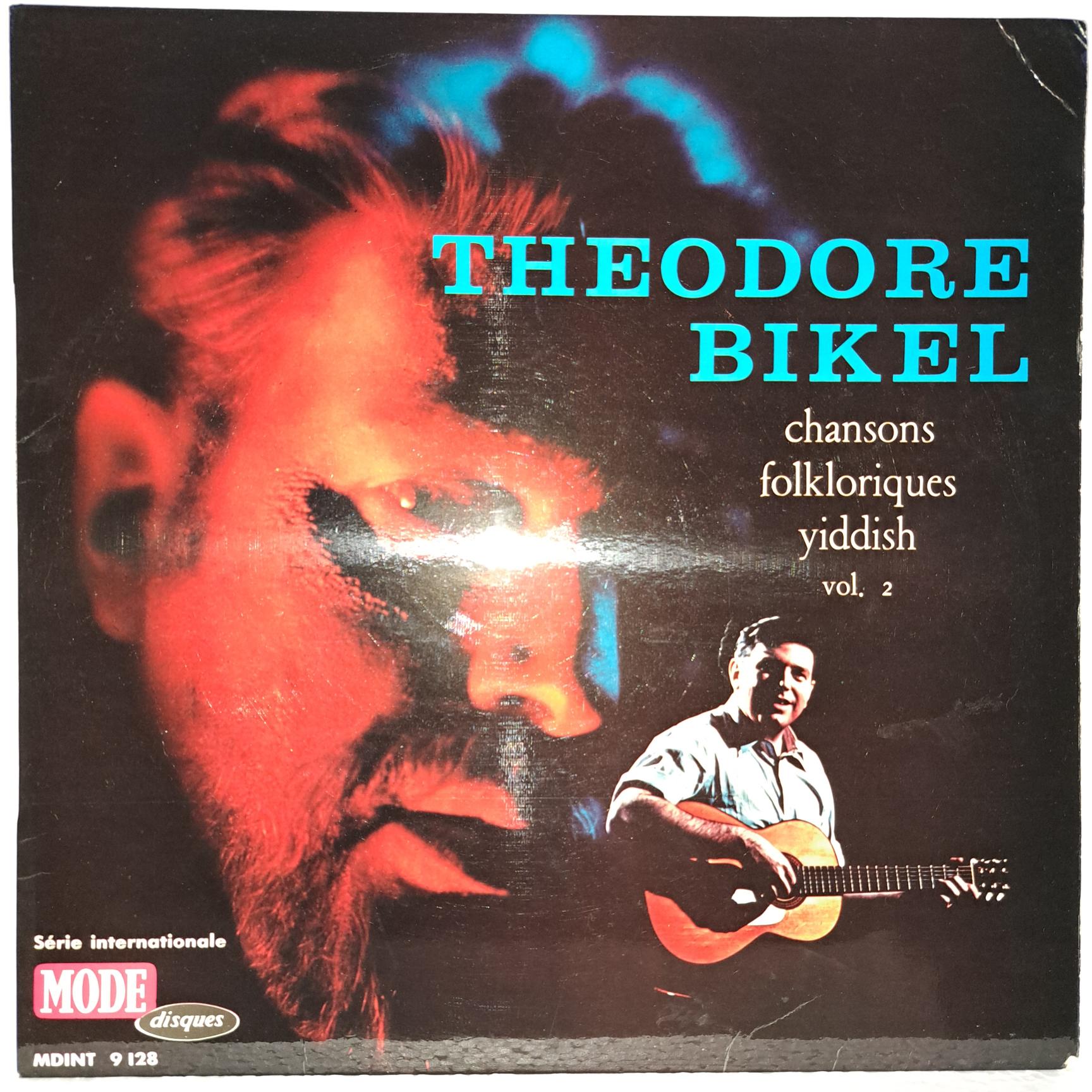 Theodore Bikel – Chansons Folkloriques Yiddish Vol. 2 Disc VINIL LP VG