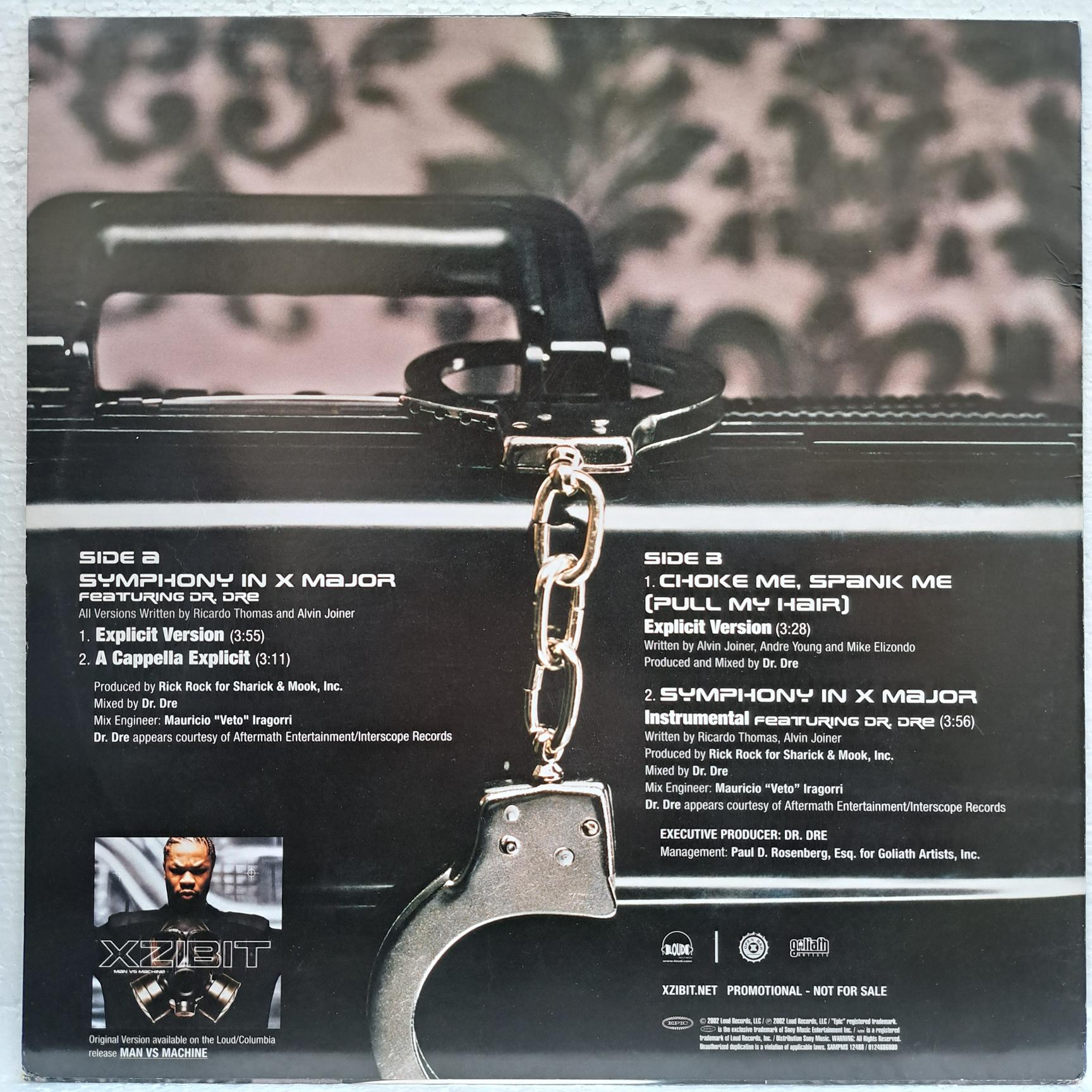 Xzibit Featuring Dr. Dre – Symphony In X Major Disc VINIL maxi VG+ - imagine 2