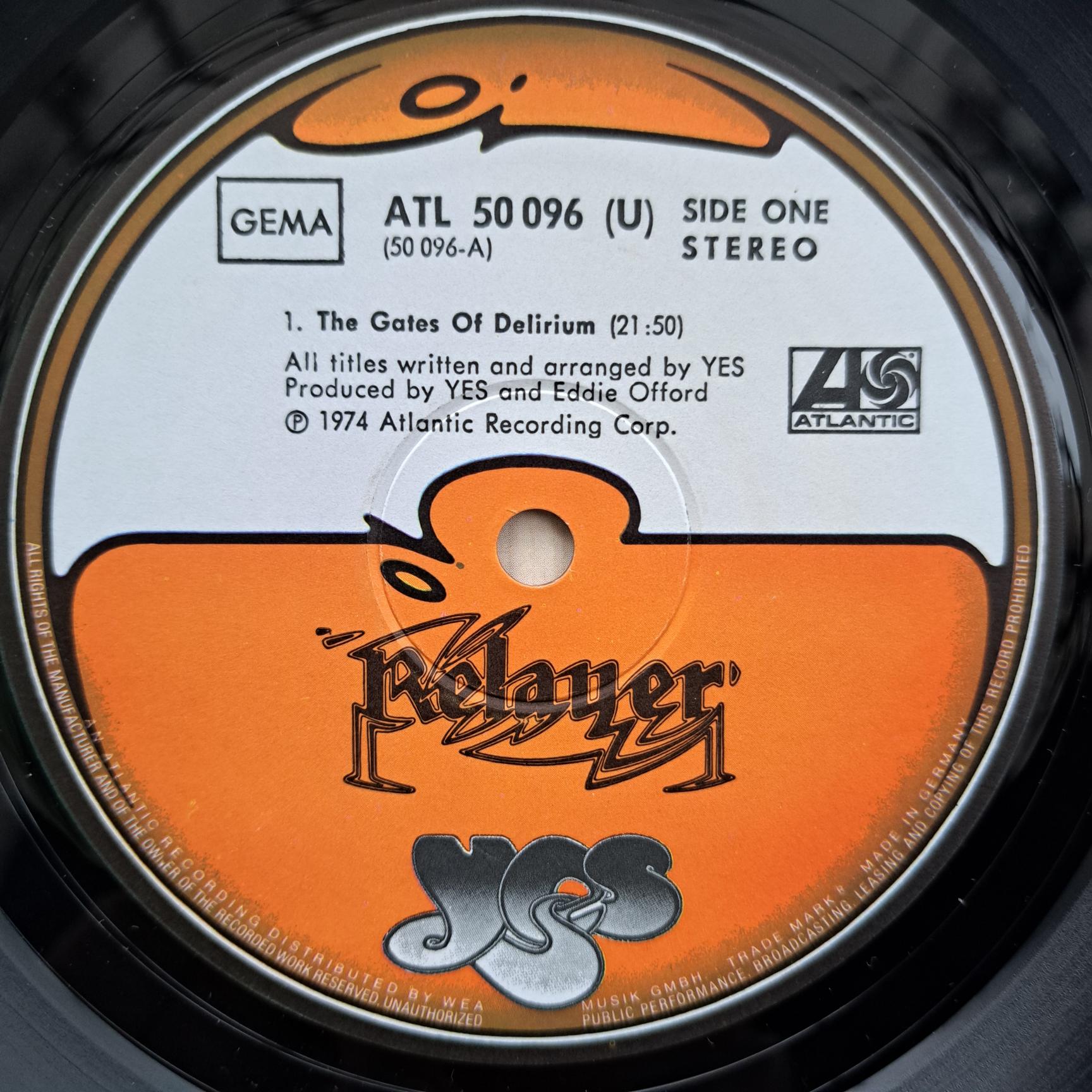 Yes - Relayer Disc VINIL LP VG+ Germany (R) - imagine 5