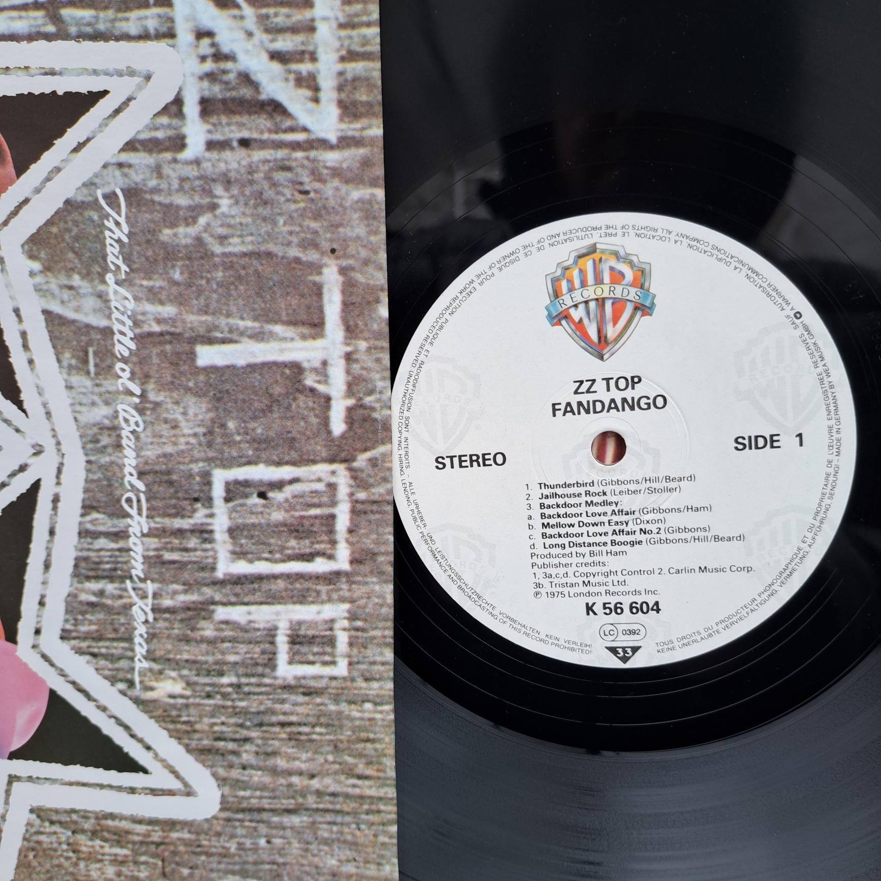 ZZ Top – Fandango! Disc VINIL LP VG VG+ - imagine 3