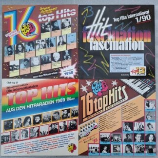 club top 13 - 16 top hits  una din cele mai reusite compilatii ale vremurilor Disc VINIL  (DM2)   4LP  VG   VG+