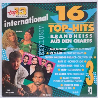 16 Top-Hits International 3/93    Disc VINIL LP  VG   Ace Of Base - Captain Hollywood Project - 2 Unlimited - Depeche Mode - Dr. Alban - Roxette - Paul McCartney - Boney M. Mega Mix ...    (REPOSTAT)