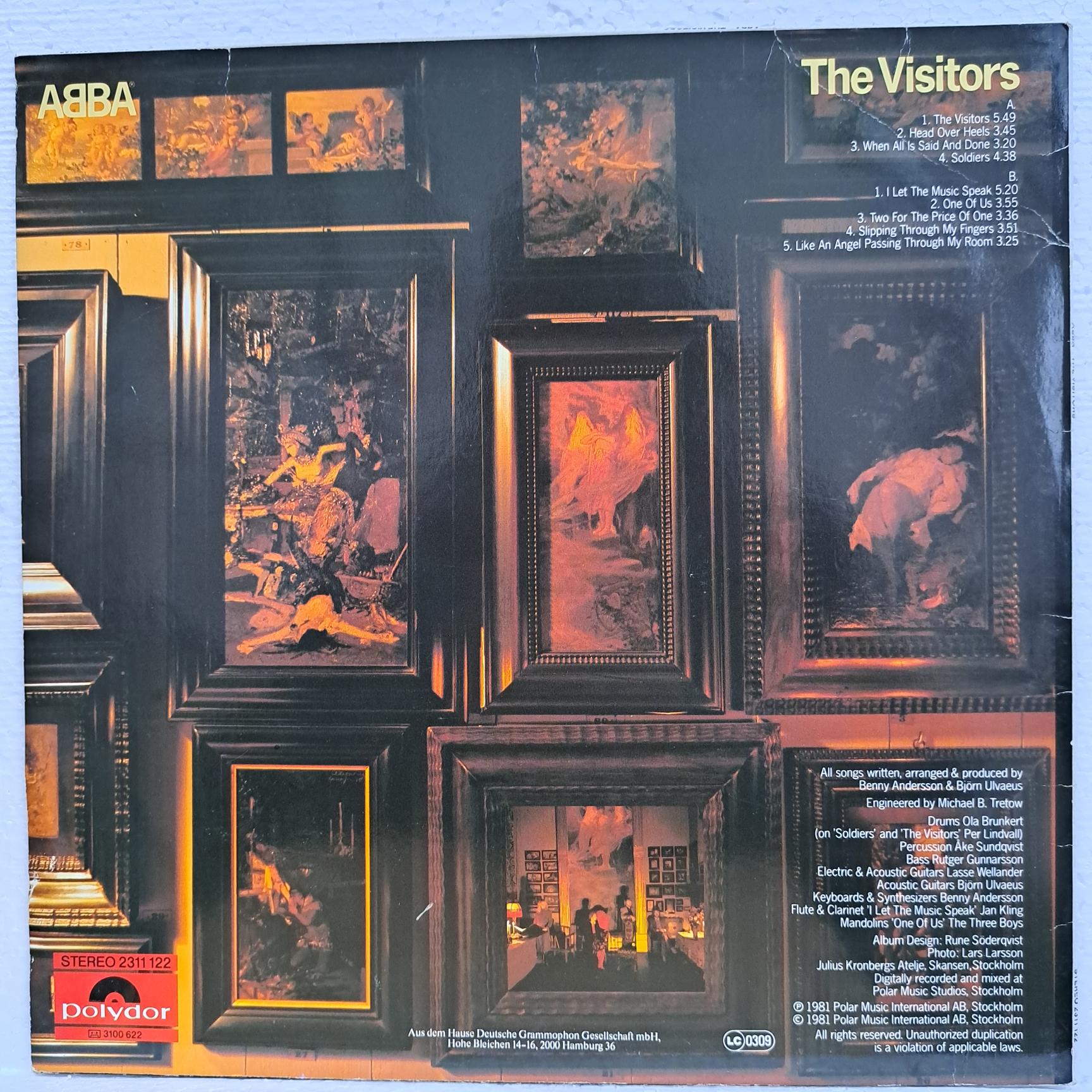 ABBA – The Visitors Disc VINIL LP VG VG+ - imagine 3