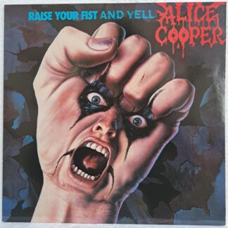 Alice Cooper  – Raise Your Fist And Yell   Disc VINIL LP VG+  (box2)