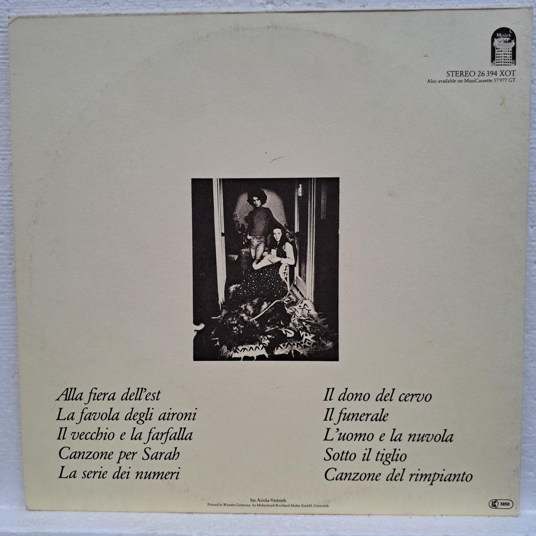 Angelo Branduardi – Alla Fiera Dell'Est Disc VINIL LP VG VG+ - imagine 3