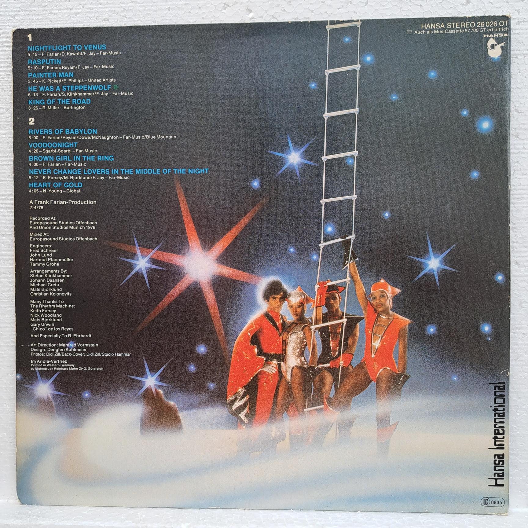 Boney M. – Nightflight To Venus - Disc VINIL LP (deformat, nu sare) - imagine 3