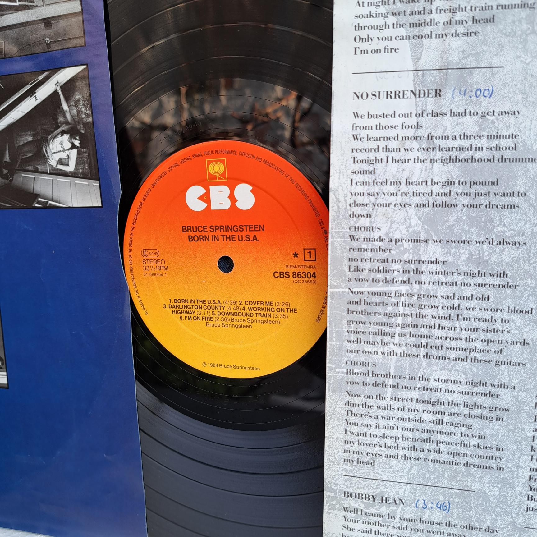 Bruce Springsteen – Born In The U.S.A.- Disc VINIL LP VG VG- (box2) - imagine 3