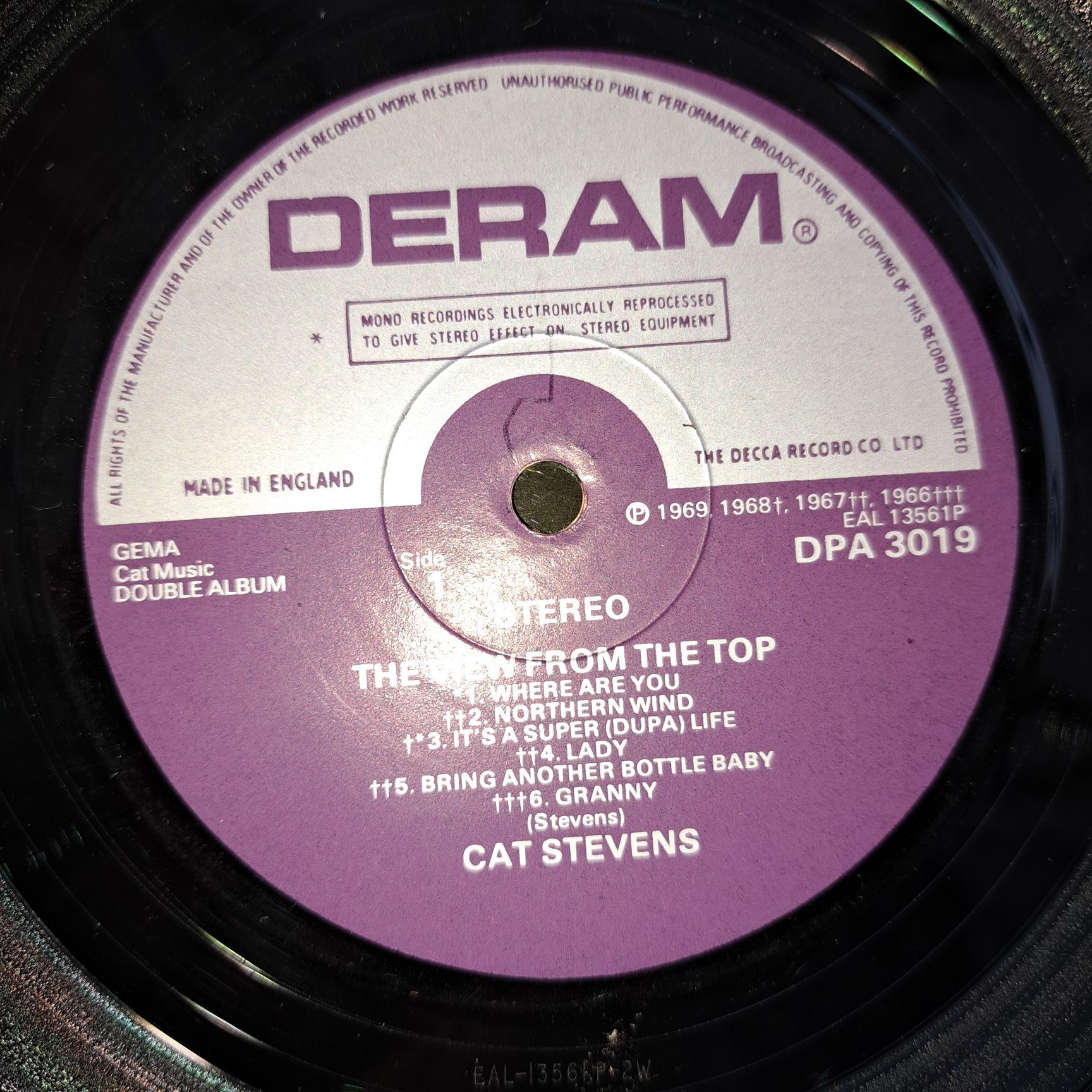 Cat Stevens – The View From The Top Disc VINIL 2LP VG UK - imagine 4