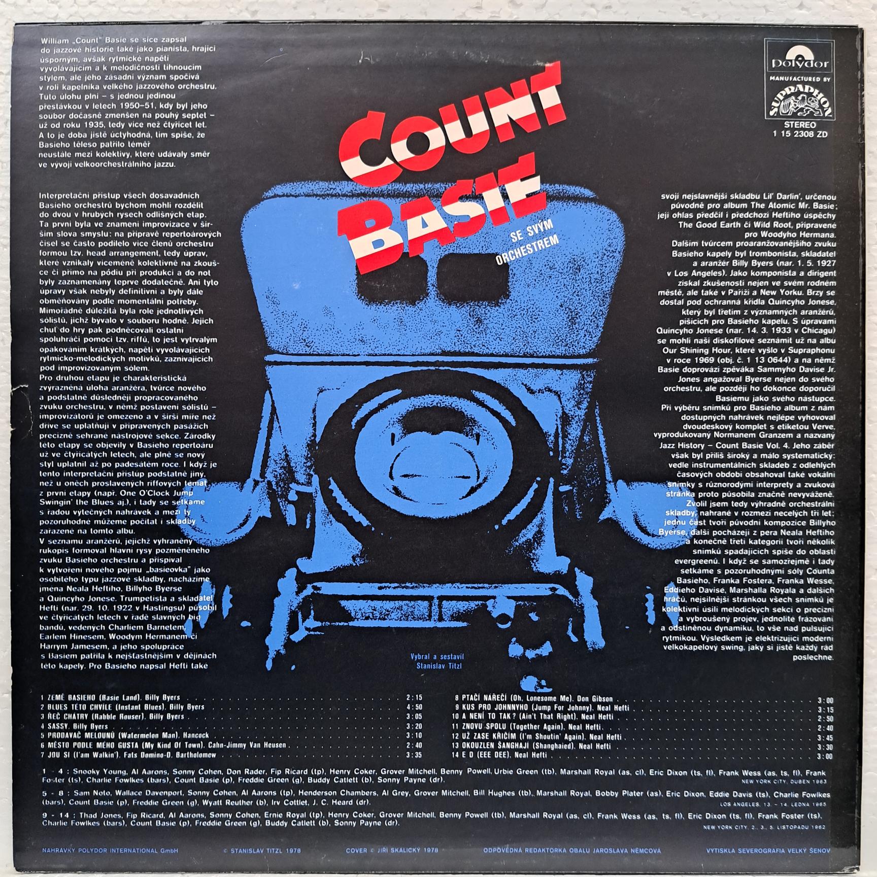 Count Basie – Count Basie Disc VINIL LP VG - imagine 2