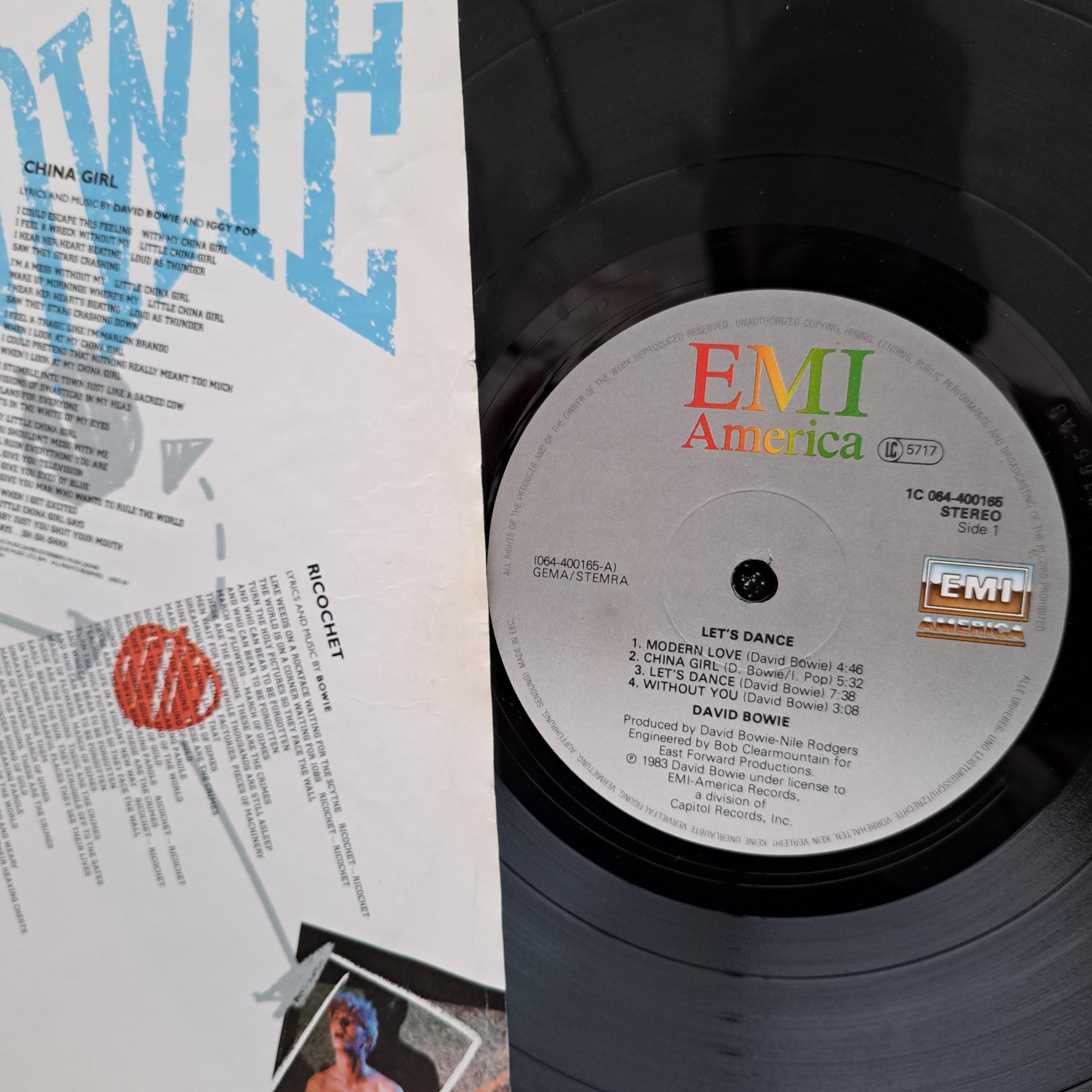 David Bowie – Let's Dance Disc VINIL LP VG+ - imagine 3