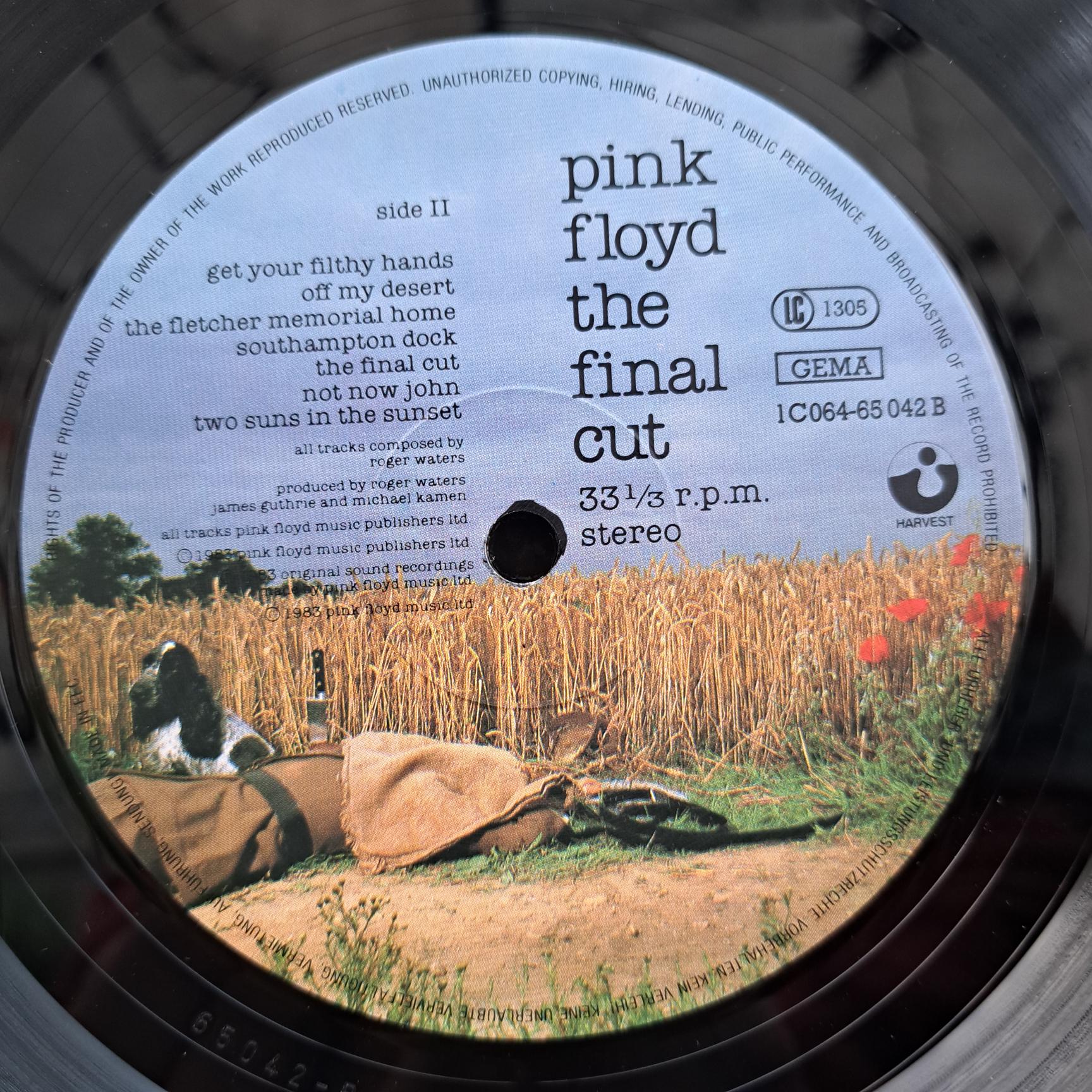 Disc VINIL LP VG+ Pink Floyd – The Final Cut REPOSTAT - imagine 4
