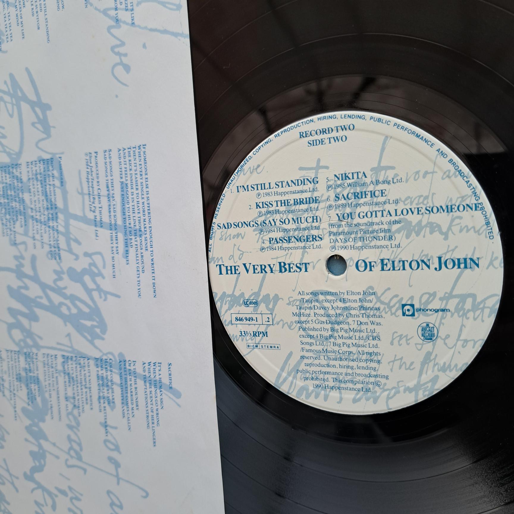 Elton John – The Very Best Of Elton John Disc VINIL LP VG+ (box2) - imagine 3