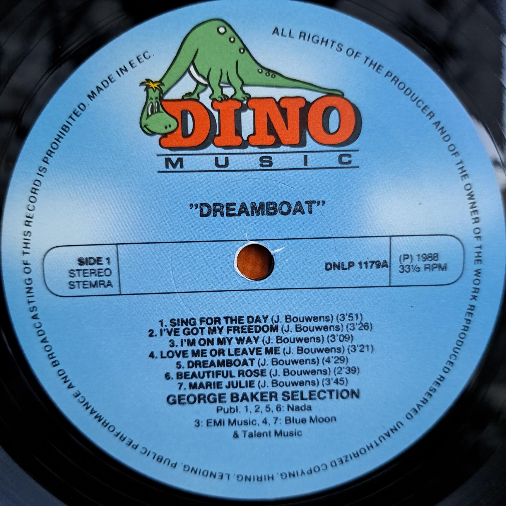 George Baker Selection – Dreamboat Disc VINIL LP VG VG+ (box1) - imagine 3
