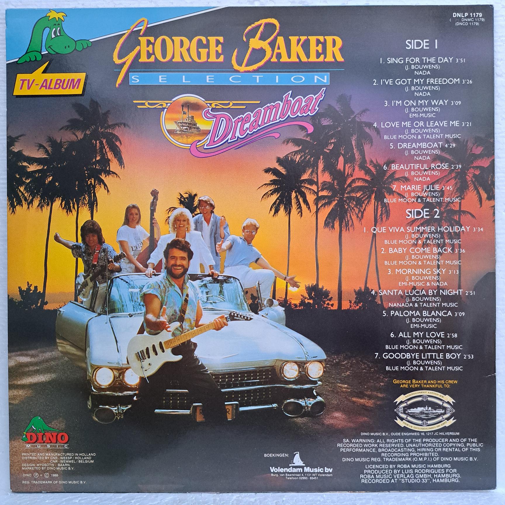 George Baker Selection – Dreamboat Disc VINIL LP VG VG+ (box1) - imagine 2