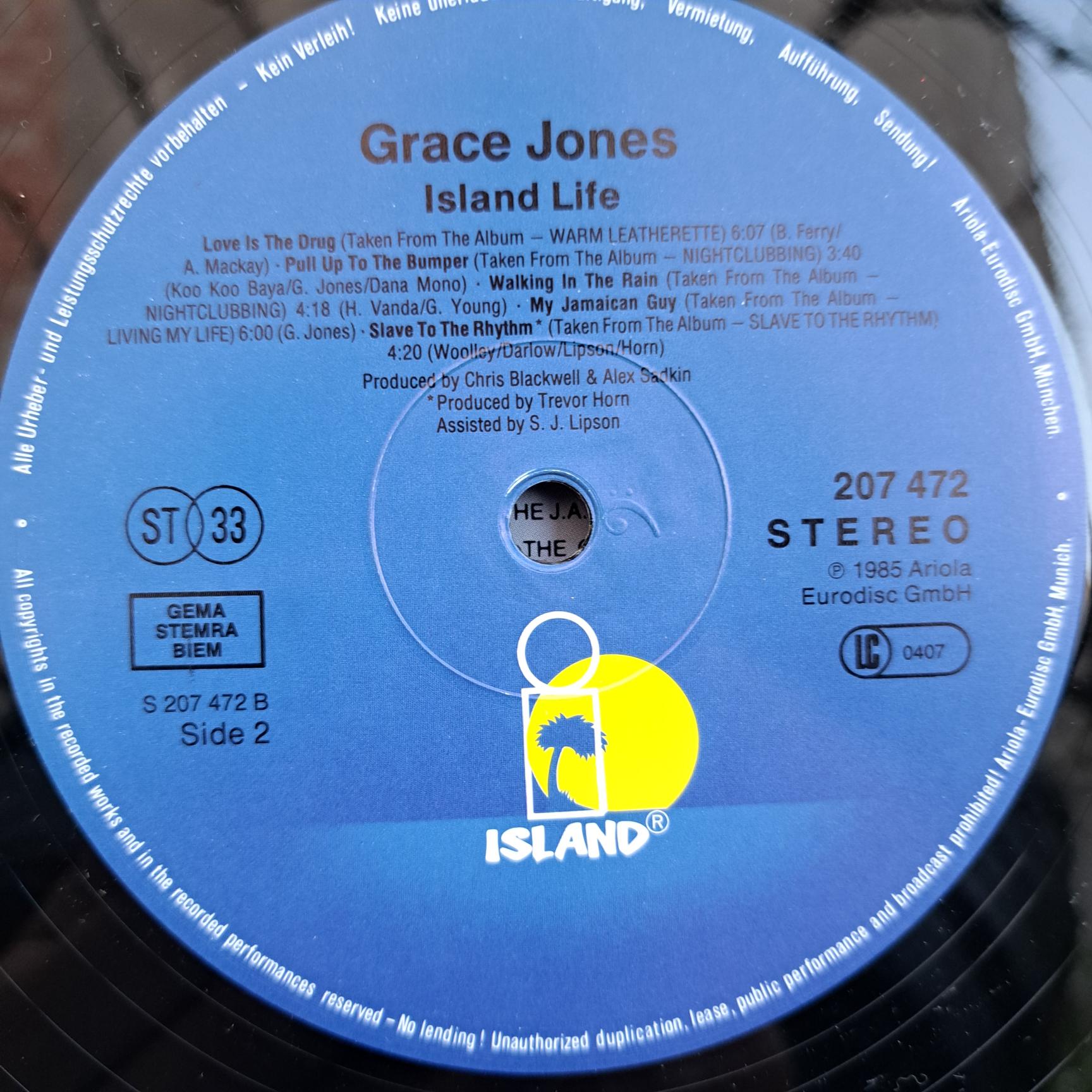 Grace Jones – Island Life Disc VINIL LP VG+ (box2) - imagine 2