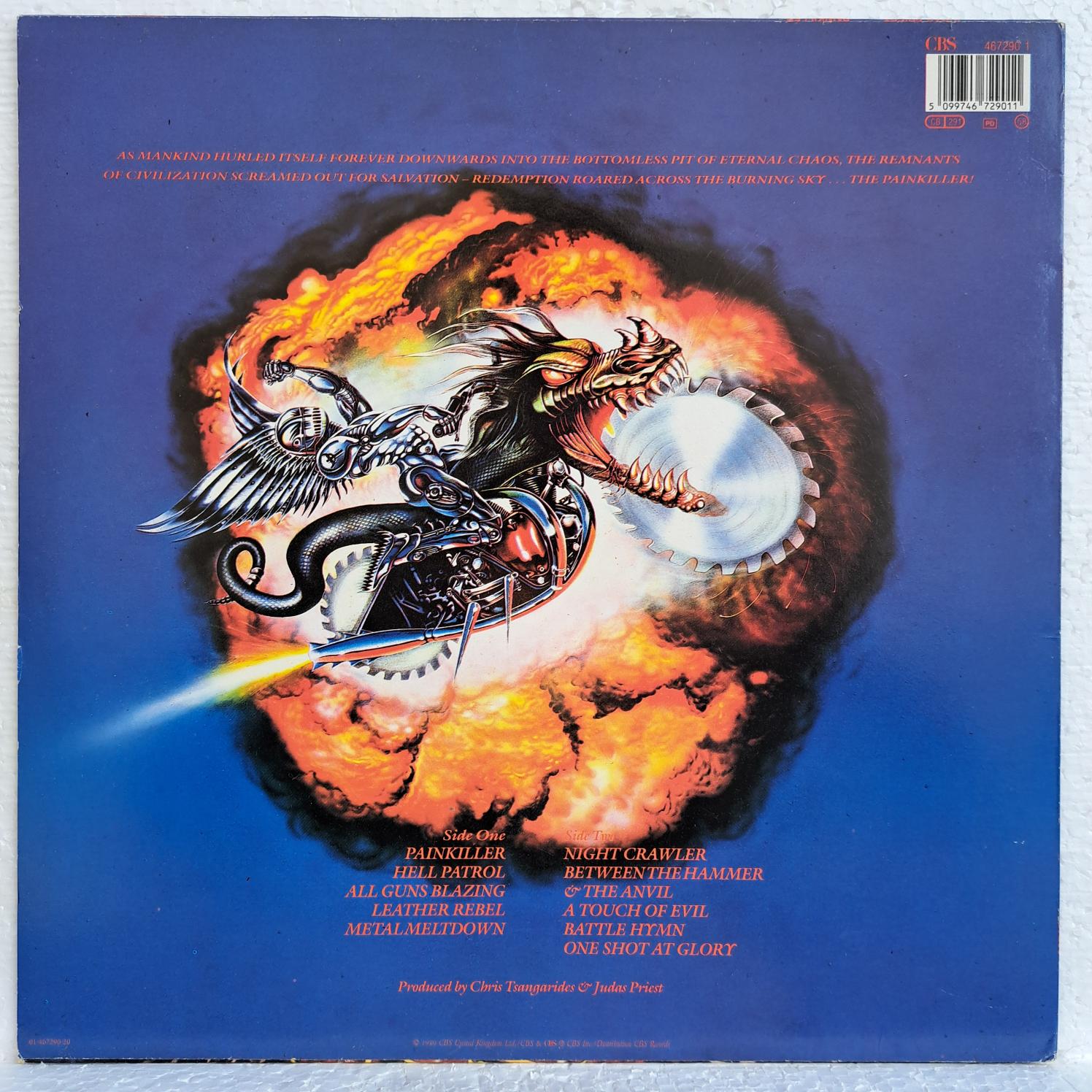 Judas Priest – Painkiller Disc VINIL LP VG VG- (box2) - imagine 2