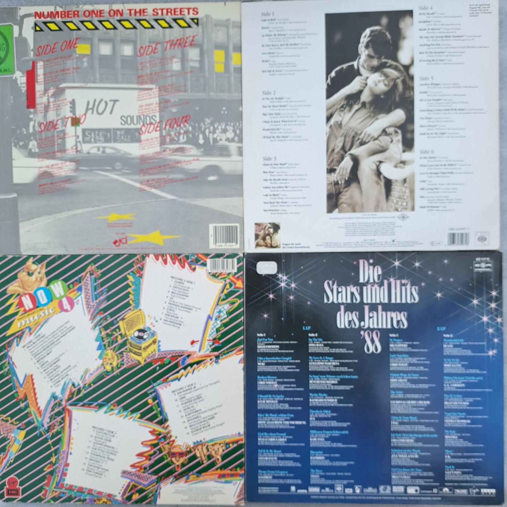 Lot Compilatii 4 bucati 9 discuri !!! Kuschelrock Pop-Rock Soul Disco ... Disc VINIL LP VG VG+ (DM18) Black - T'Pau - Ofra Haza - Mixed Emotions - Plil Collins - a-ha -Eric Carmen- Scorpions - ABC - Billy Idol - The Romantics - Limahl Queen - UB 40 - OMD - U2 ... - imagine 2