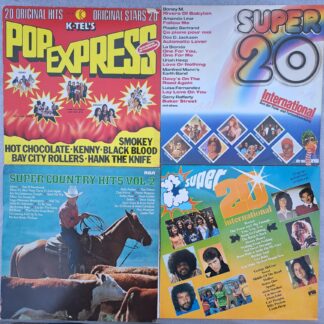 Lot Compilatii 4 bucati  Country Pop-Rock Soul Disco ...  Disc VINIL LP  VG VG+ (DM16)  Boneym - Amanda Lear - Uriah Heep - Status Quo - Joan Baez - Dolly Parton = Hank Locklin ...