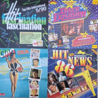 Lot Compilatii 4 bucati Country Pop-Rock Soul Disco ... Disc VINIL LP VG VG+ (DM19)  Gary Moore - Snap - Alannah Miles - Roxette - Guru Josh - Smokie - Racey - Omd - Michael Cretu - Ub40 - Cube - Ryan Paris - Nino De Angelo - Sandra - Gazebo -