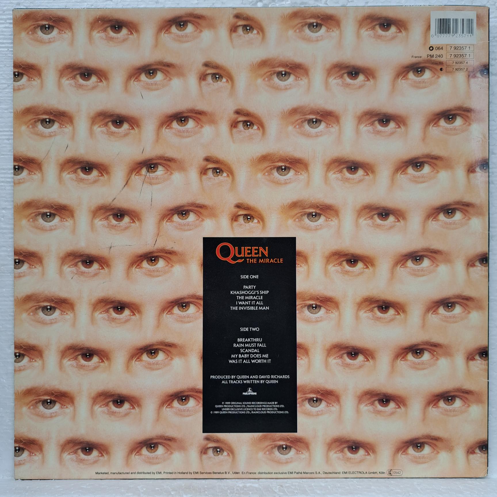 Queen – The Miracle Disc VINIL LP VG+ (box3) - imagine 2