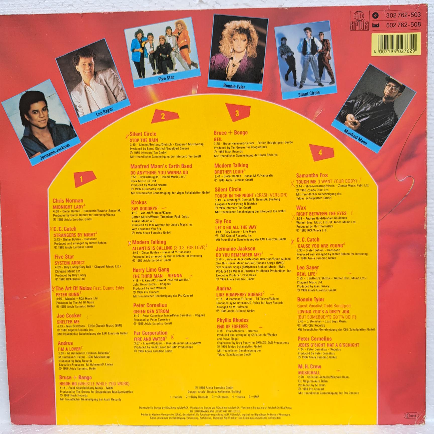 Rock - Pop - Music Hall Disc VINIL 2LP VG+ (R) Chris Norman - C C Catch - Silent Circle - Phyllis Rhodes - Modern Talking - Bruce + Bongo ... - imagine 3