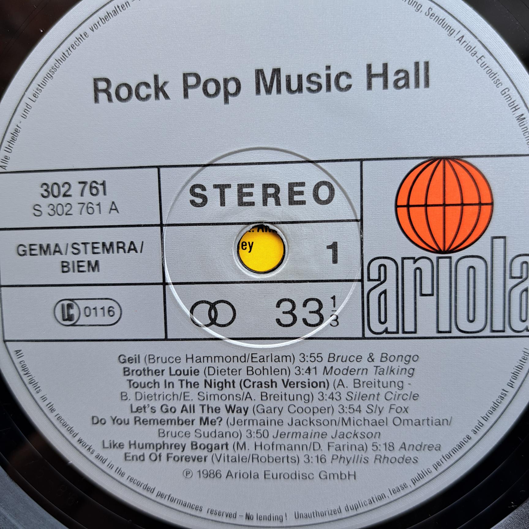 Rock - Pop - Music Hall Disc VINIL 2LP VG+ (R) Chris Norman - C C Catch - Silent Circle - Phyllis Rhodes - Modern Talking - Bruce + Bongo ... - imagine 2