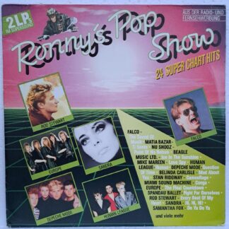 Ronny's Pop Show (24 Super Chart Hits)   2LP  Depeche Mode, Falco, Europe, Mike Mareen Mike Mareen, Sinitta, Belinda Carlisle, Berlin, Rod Steward   Disc VINIL LP  VG