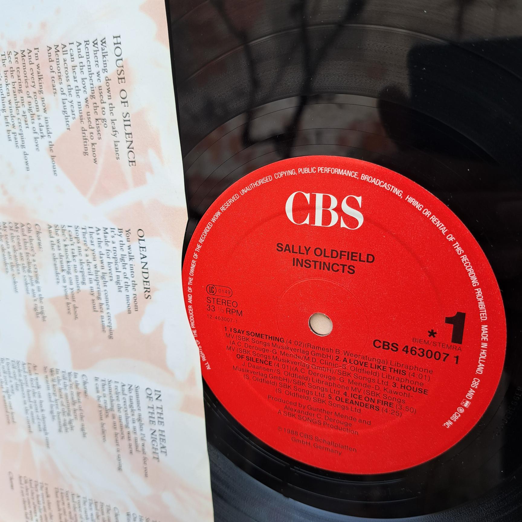 Sally Oldfield – Instincts Disc VINIL VG+ (box1) - imagine 2