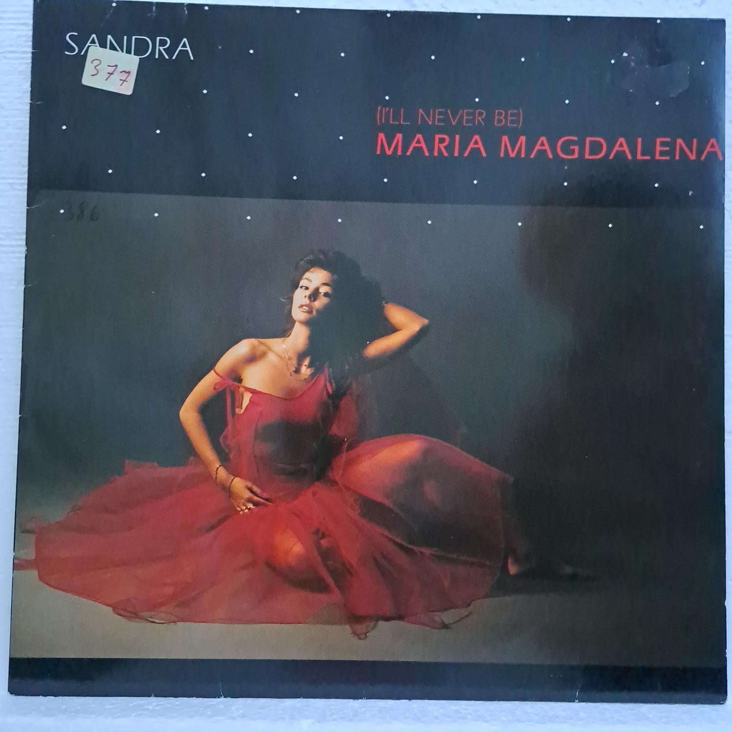 Sandra – (I'll Never Be) Maria Magdalena Disc VINIL MAXI VG VG- (R)