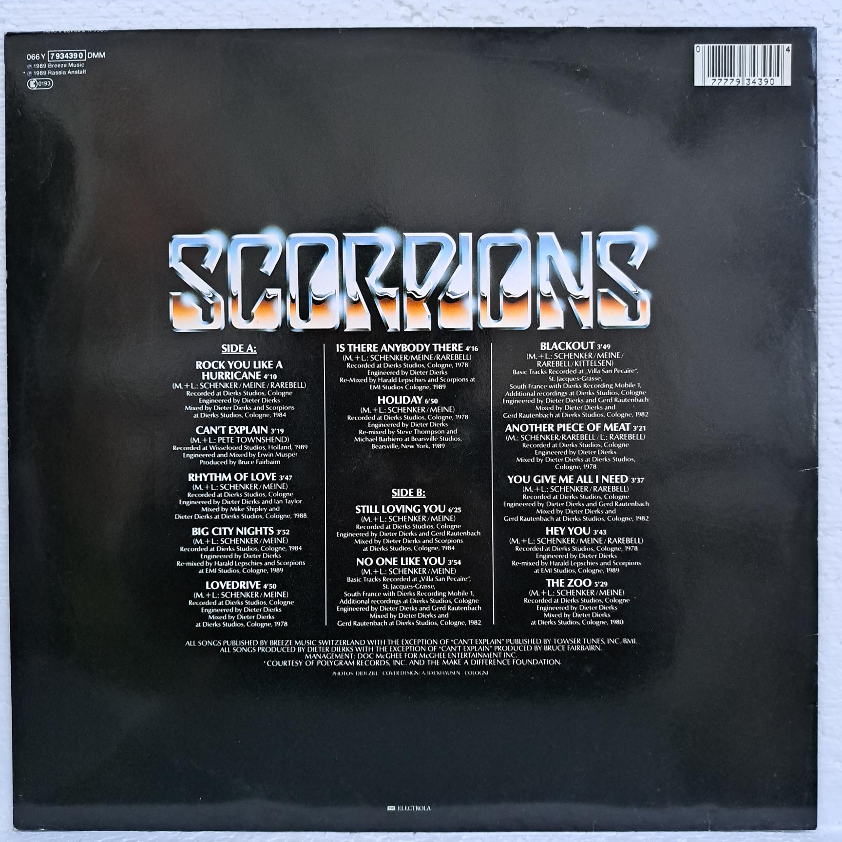 Scorpions – Best Of Rockers N' Ballads Disc VINIL LP VG VG+ Limited Edition, Picture Disc (box1) - imagine 2