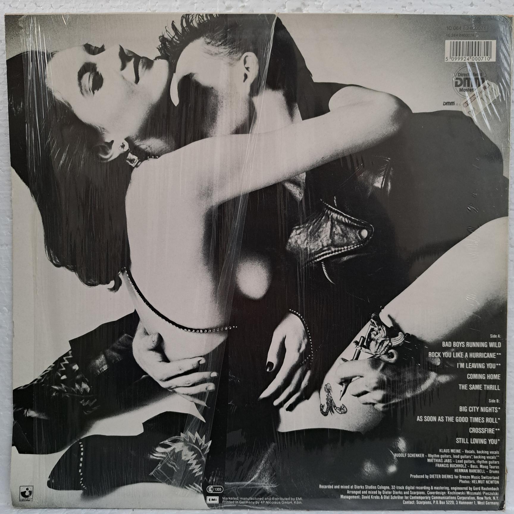 Scorpions – Love At First Sting Disc VINIL LP VG VG+ - imagine 2