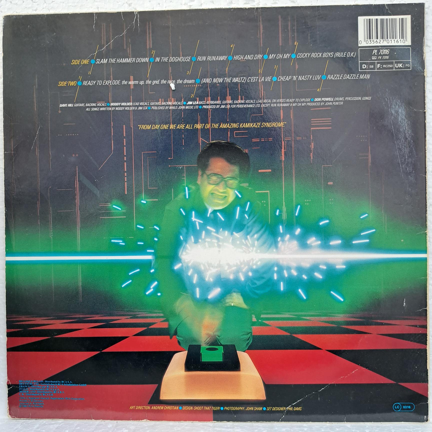 Slade – The Amazing Kamikaze Syndrome Disc VINIL LP VG - imagine 2