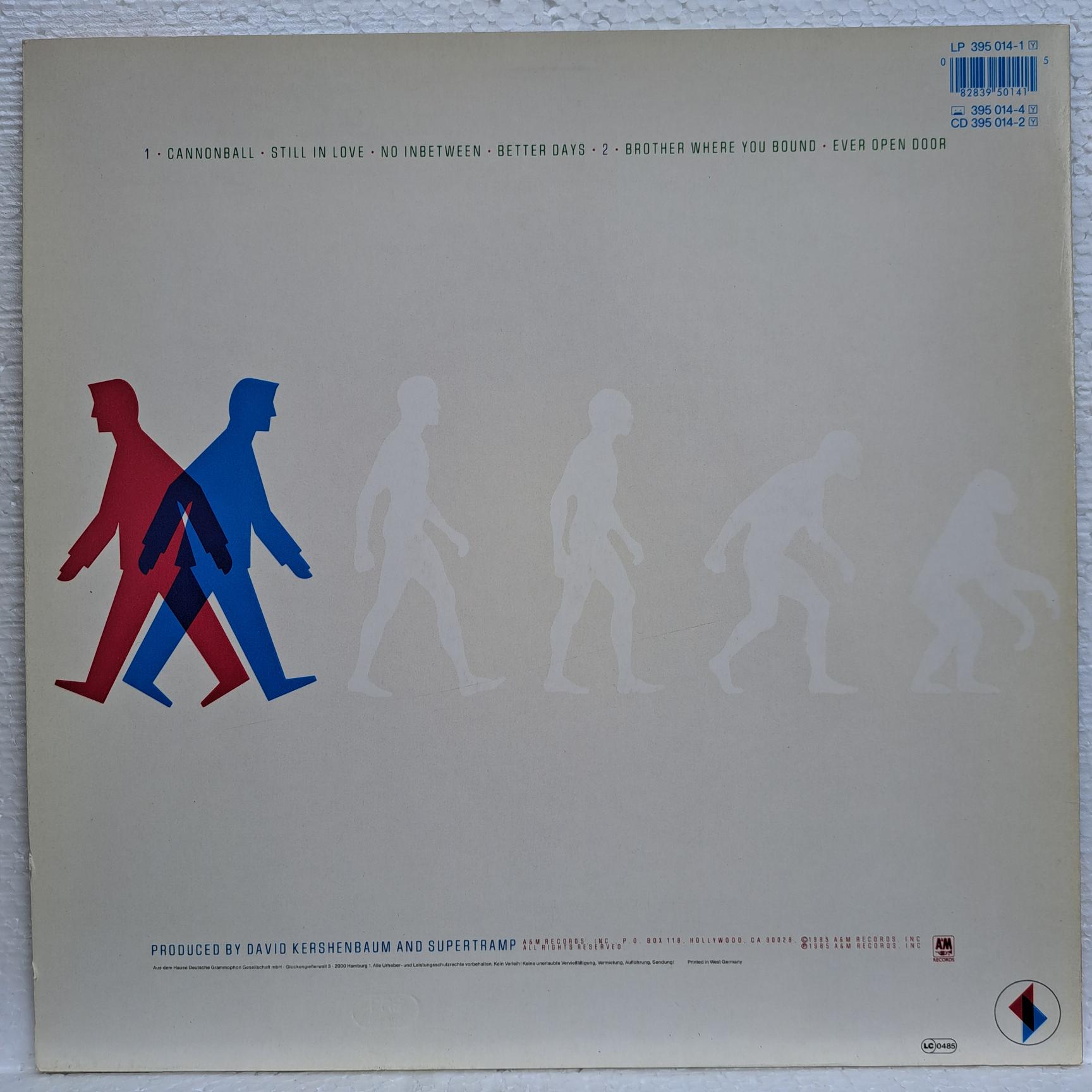 Supertramp – Brother Where You Bound Disc VINIL LP VG+ (R) - imagine 2