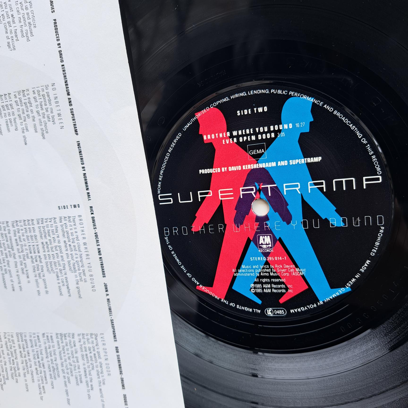 Supertramp – Brother Where You Bound Disc VINIL LP VG+ (R) - imagine 3