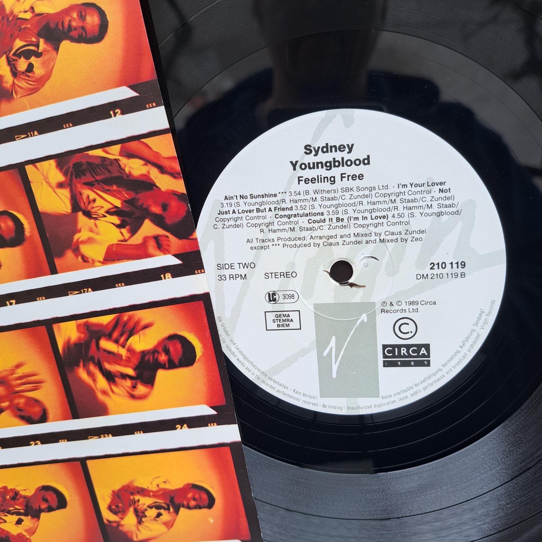 Sydney Youngblood – Feeling Free Disc VINIL LP VG+ - imagine 2