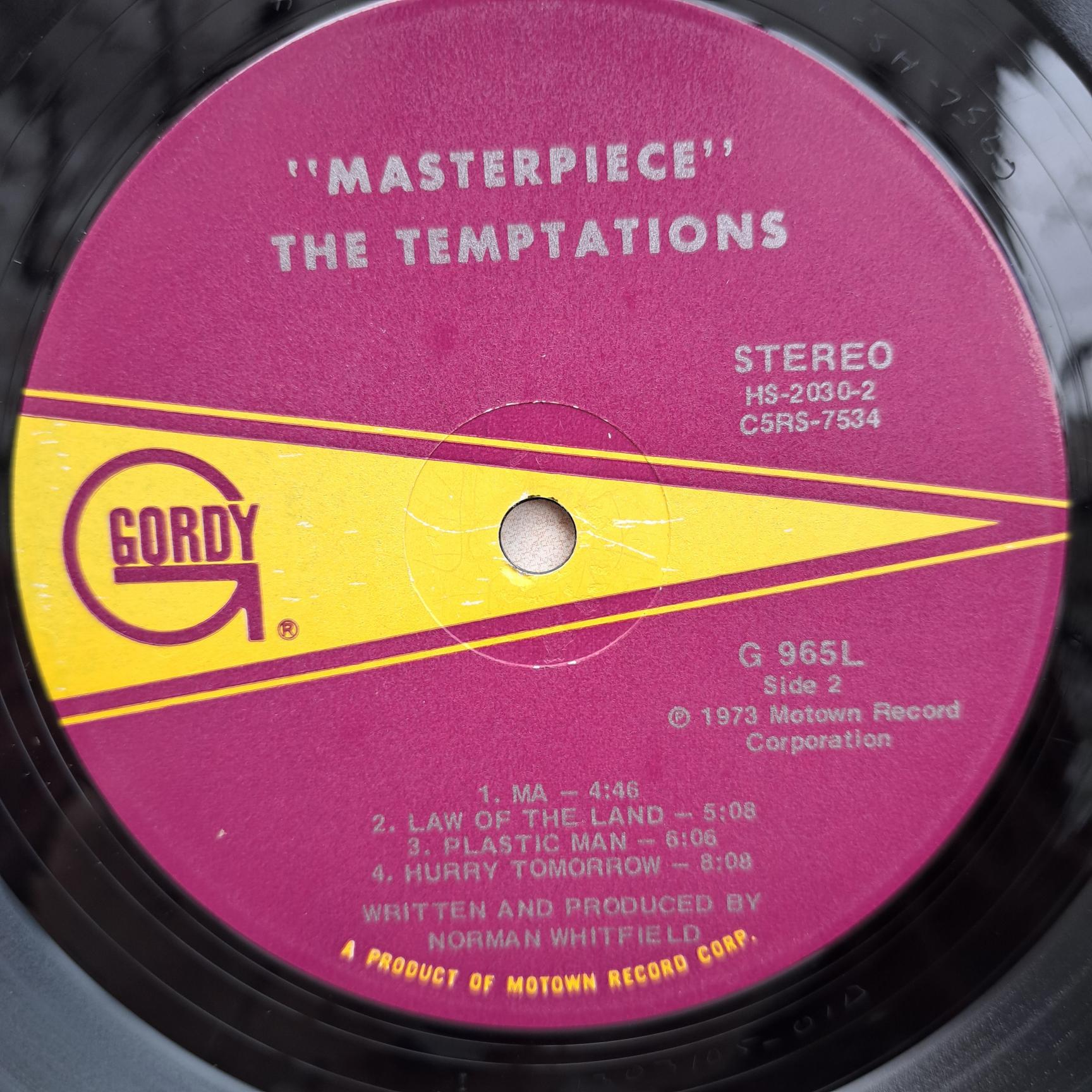 The Temptations – Masterpiece Disc VINIL LP VG VG+ usa - imagine 3
