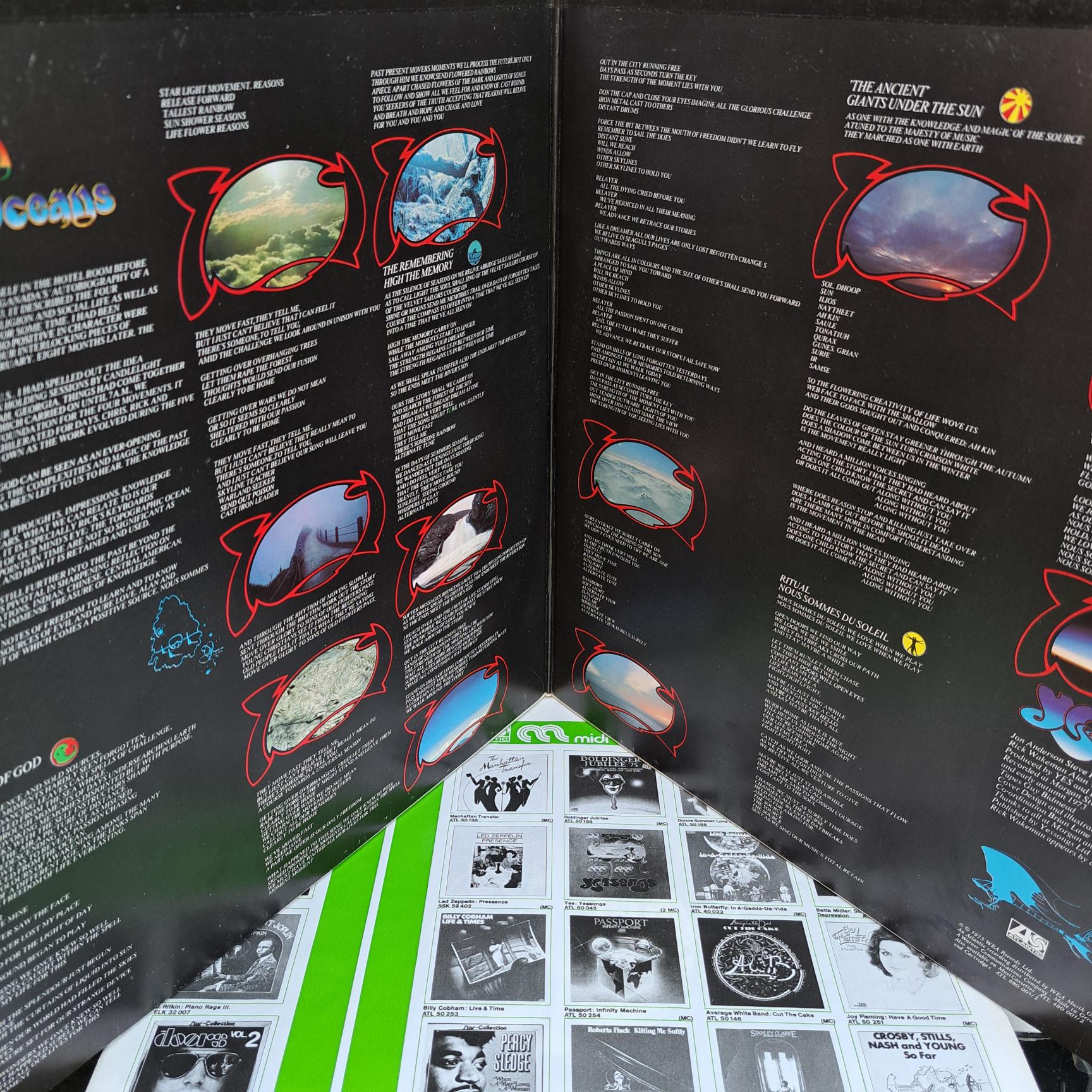 Yes – Tales From Topographic Oceans Disc VINIL 2LP VG VG+ (REPOSTAT) - imagine 2
