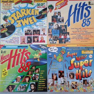 peste 120 melodi 8 discuri Compilatii cu cele mai bune melodi ale anilor 80   Disc VINIL LP VG VG+ (box2:1)