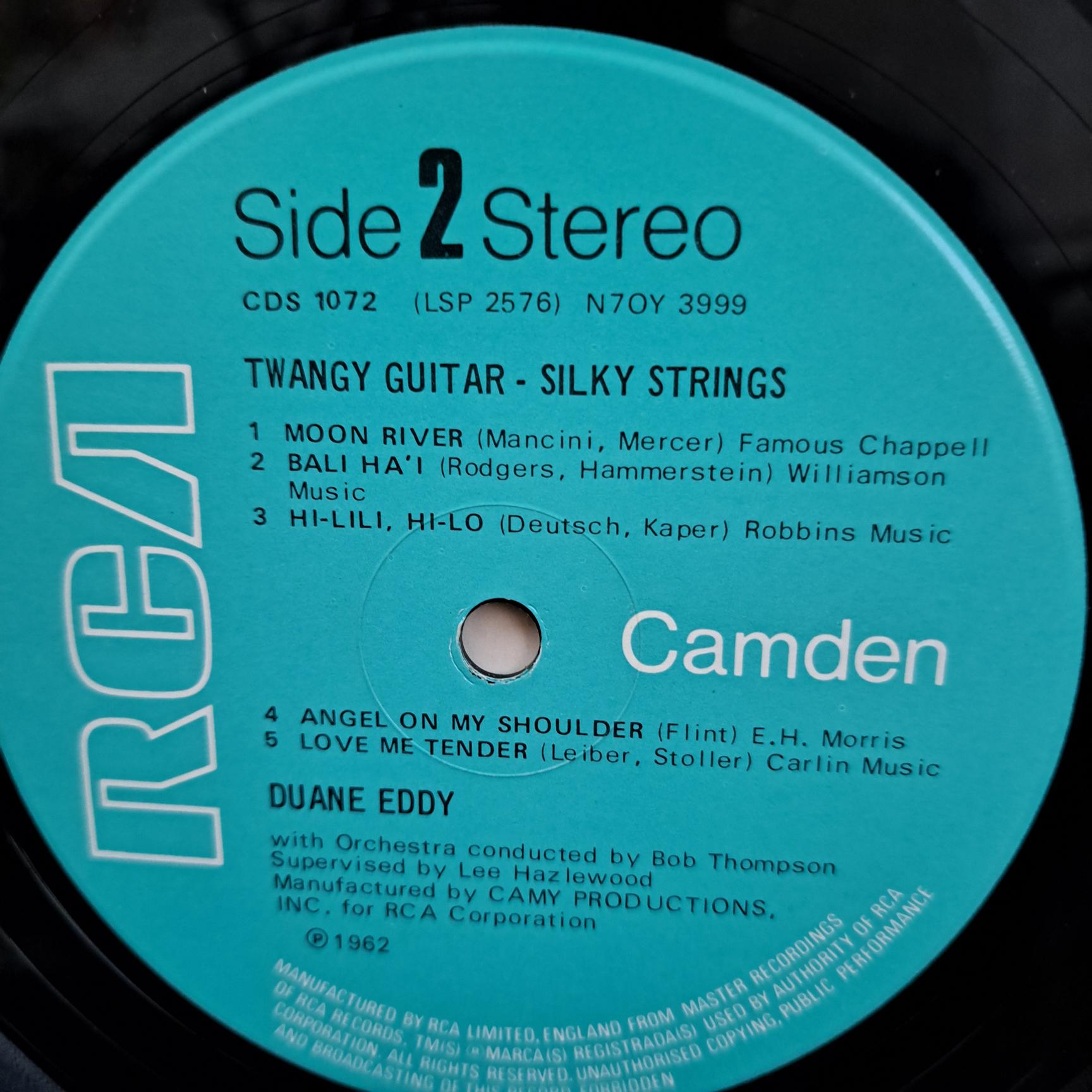 Duane Eddy – Twangy Guitar Silky Strings Disc VINIL LP VG VG+ (box6) - imagine 2